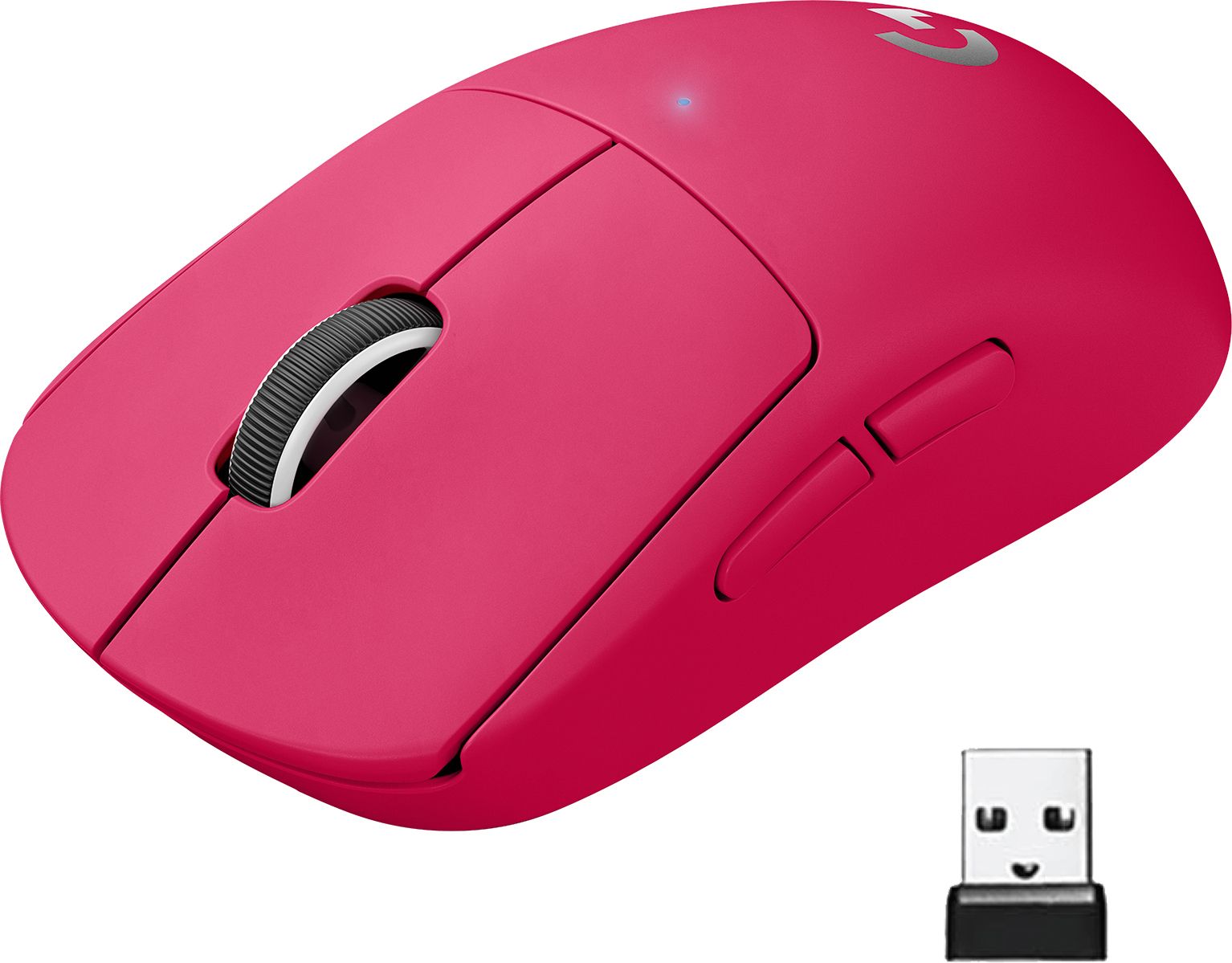 LOGITECH PRO X SUPERLIGHT Wireless Gaming Mouse - MAGENTA (EWR2)